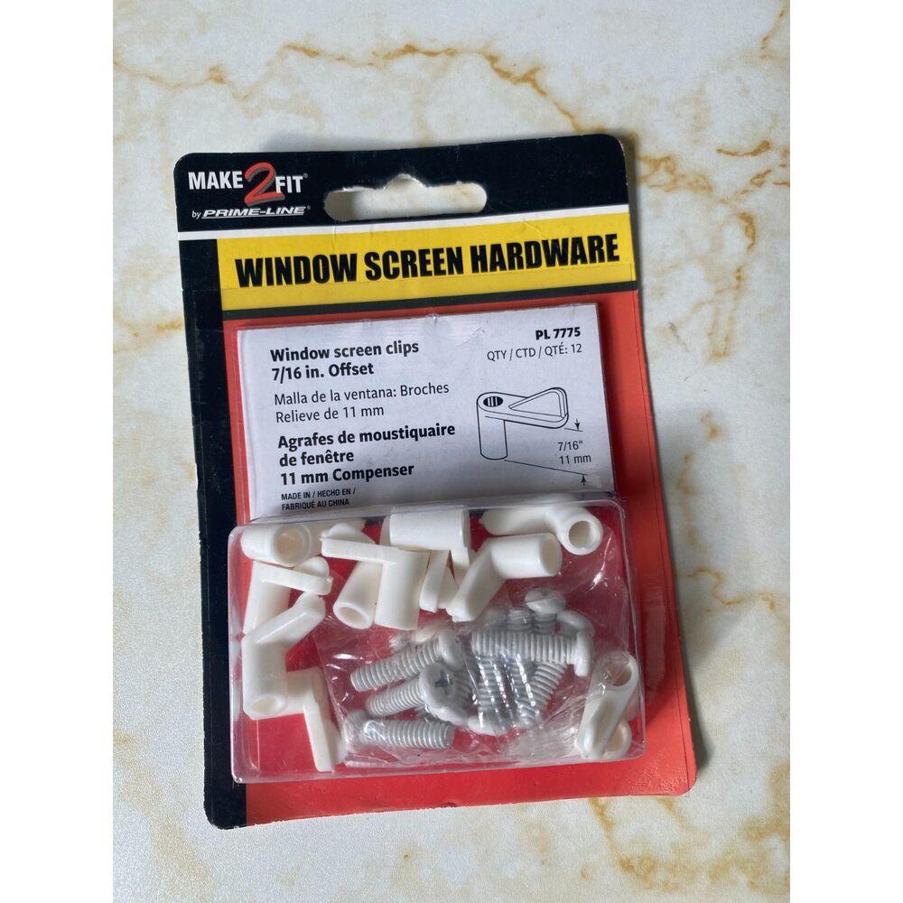 New Make 2 Fit Window Screen Hardware Clips